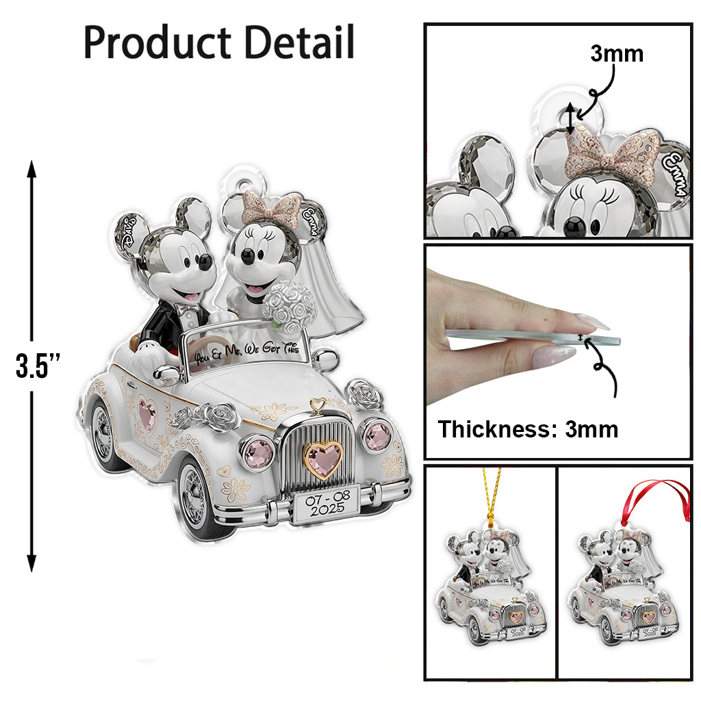 You & Me We Got This - Personalized Mouse Ornament