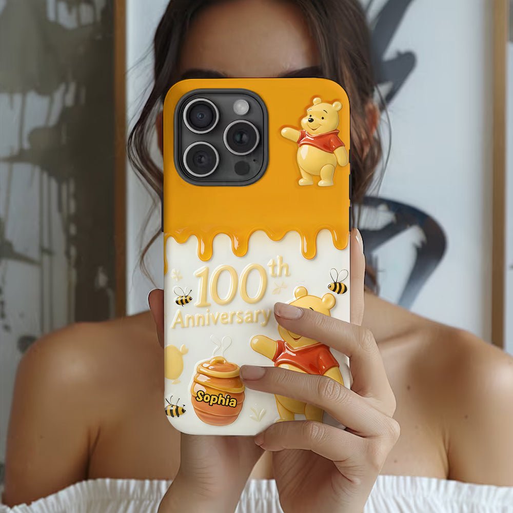 Honey Bear 100th Anniversary - Personalized Bear Full Print Phone Case