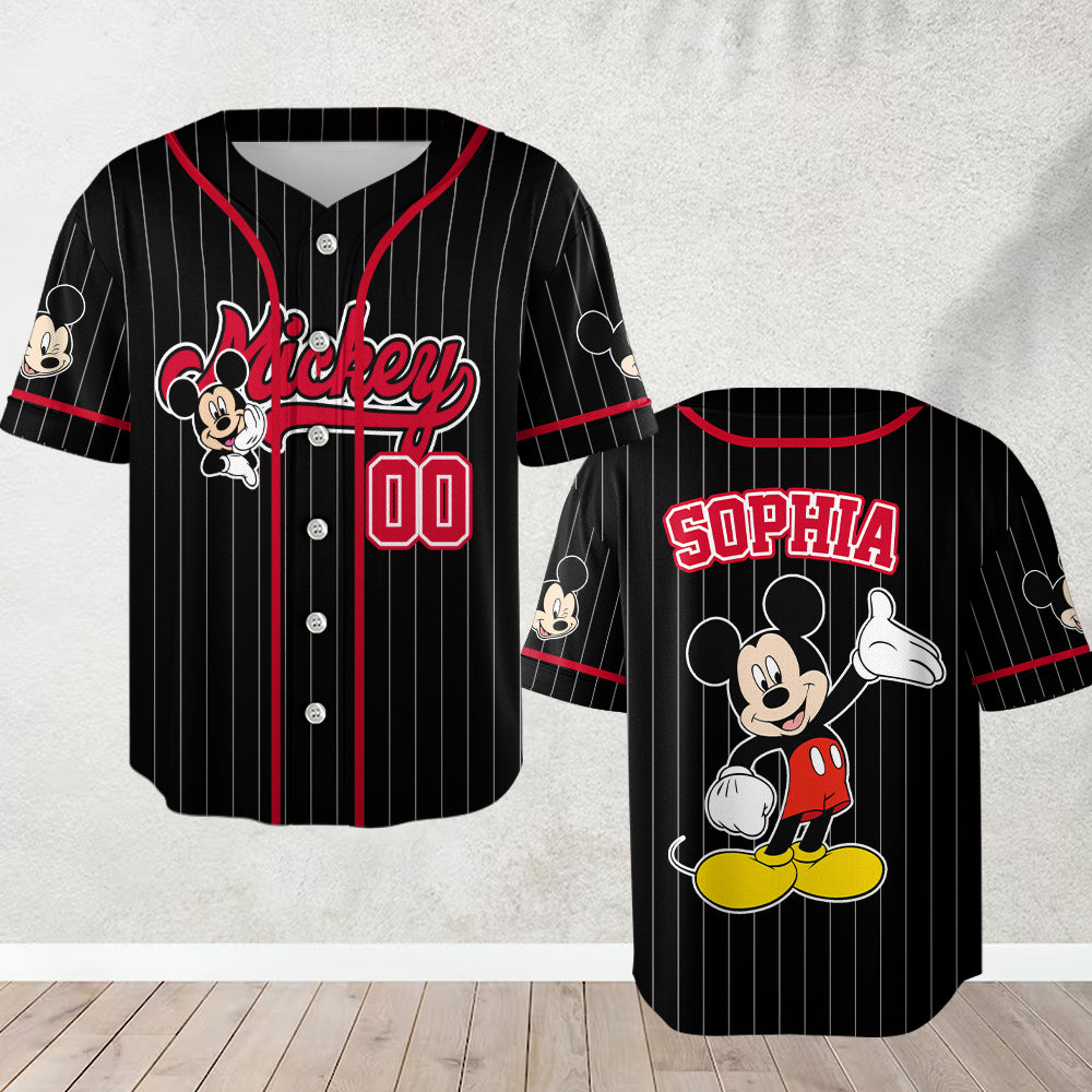 Magical Moments - Personalized Mouse Baseball Jersey