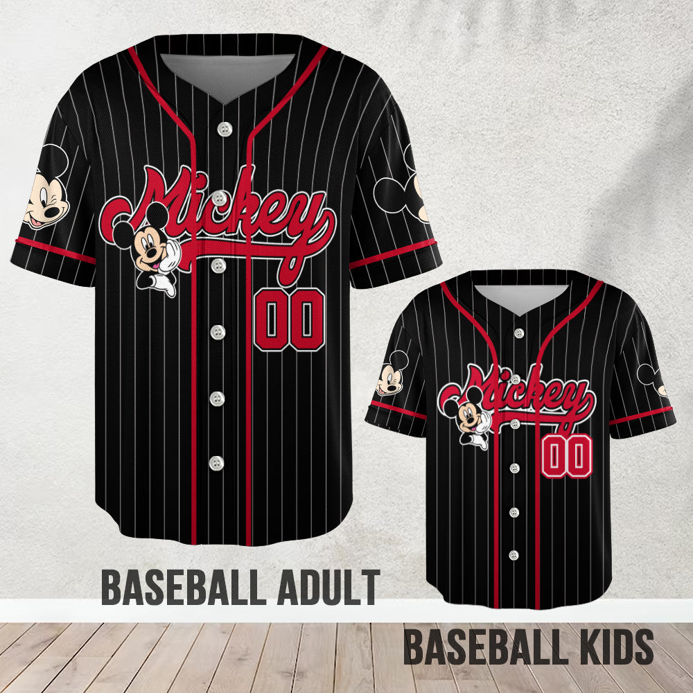Magical Moments - Personalized Mouse Baseball Jersey