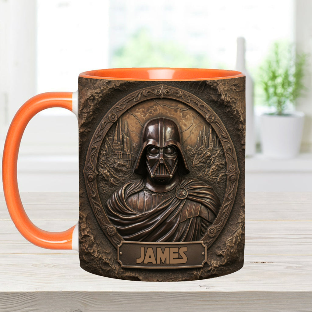 Welcome To The Dark - Personalized The Force Accent Mug