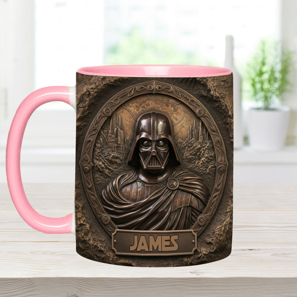 Welcome To The Dark - Personalized The Force Accent Mug