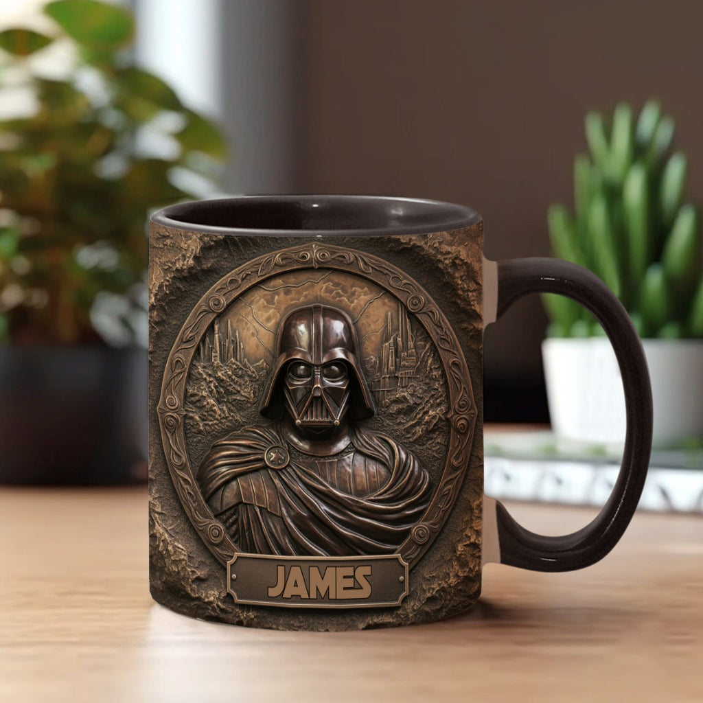Welcome To The Dark - Personalized The Force Accent Mug