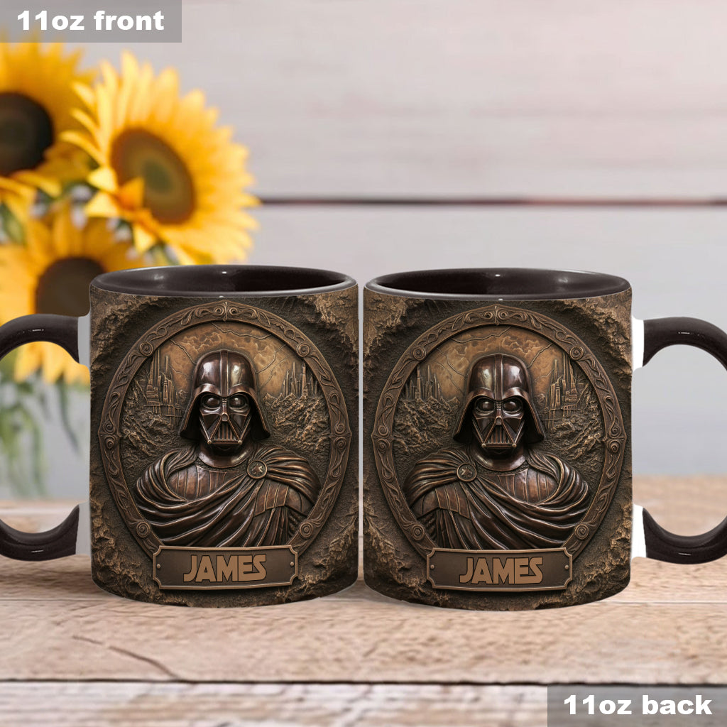 Welcome To The Dark - Personalized The Force Accent Mug