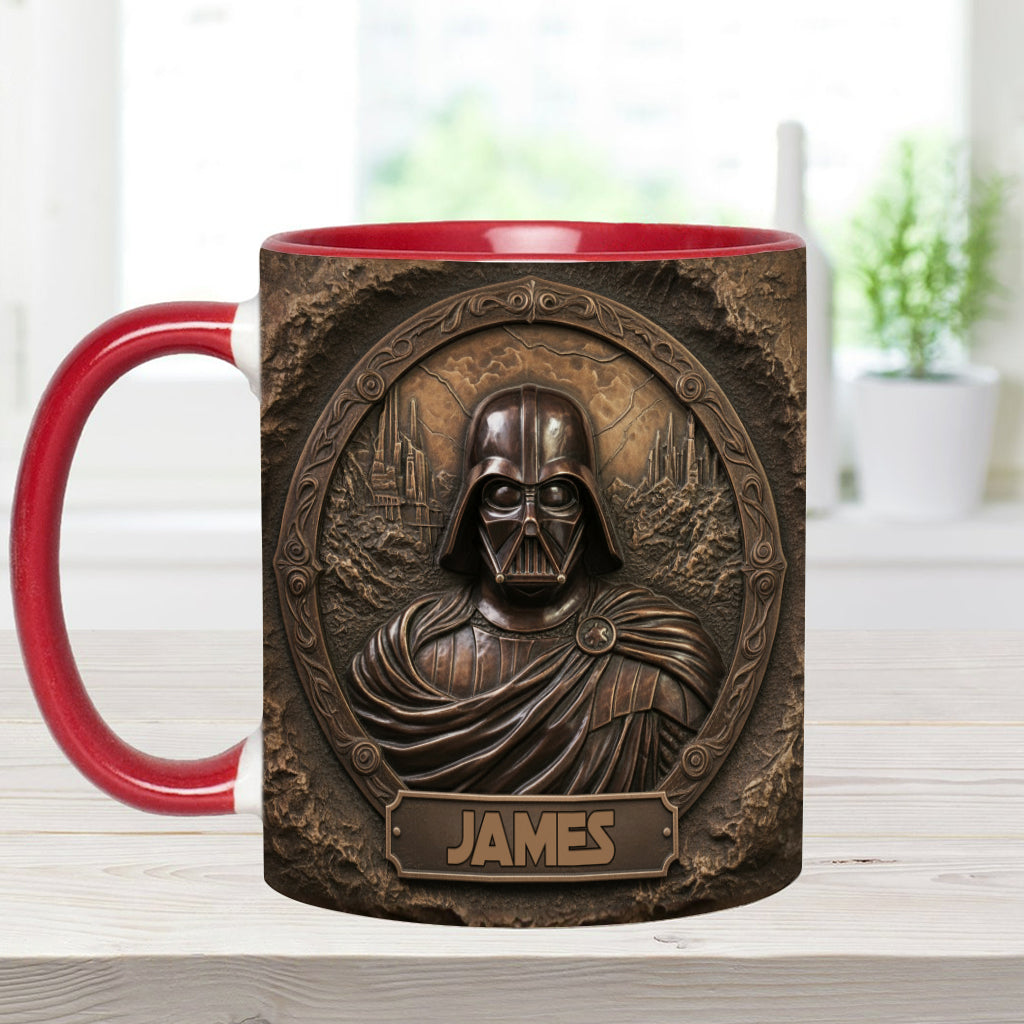 Welcome To The Dark - Personalized The Force Accent Mug