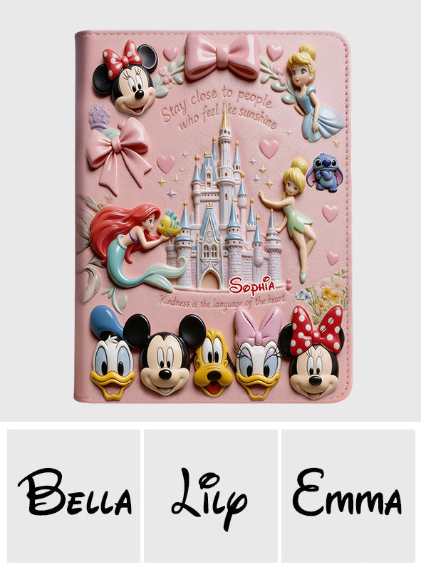 Magical Castle - Personalized Mouse Leather Journal