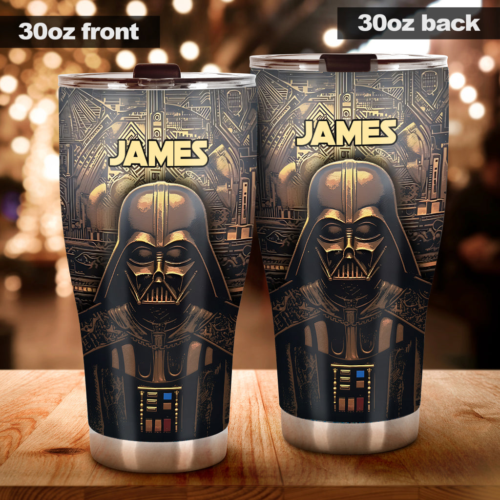 Hello Darkness - Personalized The Force Tumbler