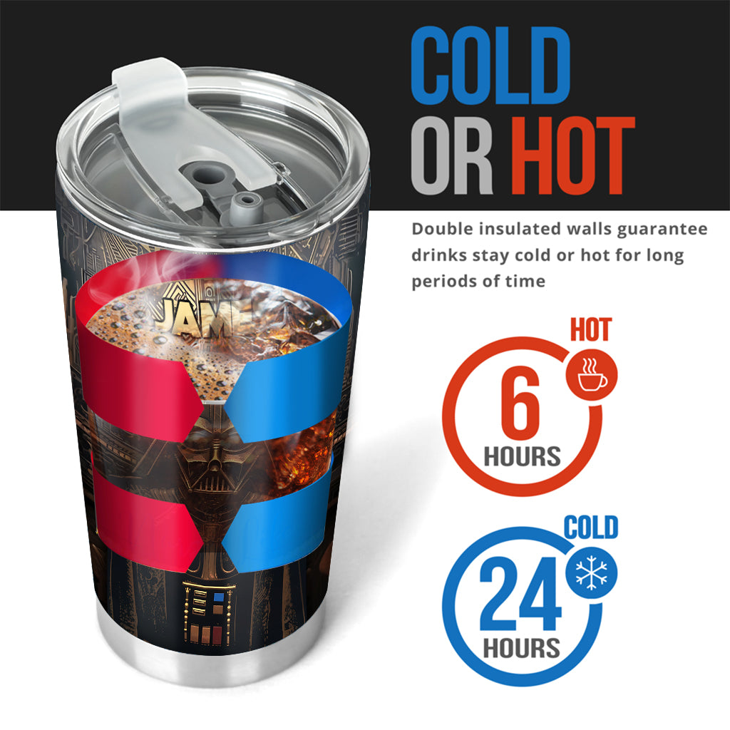 Hello Darkness - Personalized The Force Tumbler