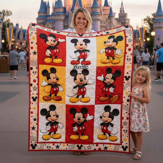 Just A Girl Who Loves Magic - Personalized Mouse Blanket