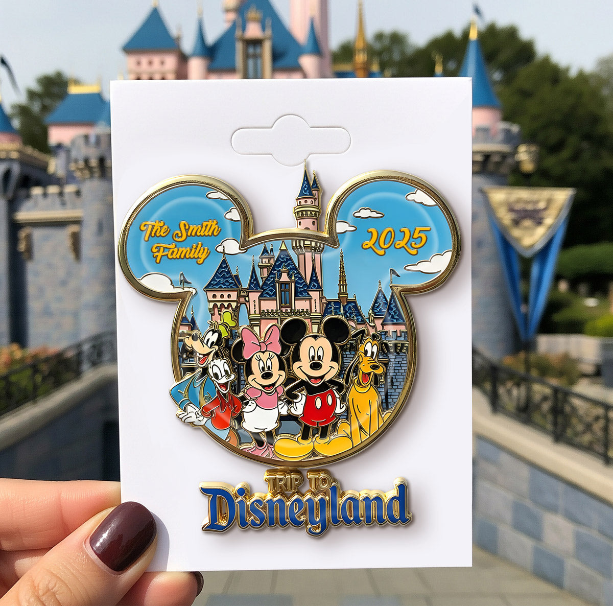Trip to Magical Land - Personalized Mouse Pin