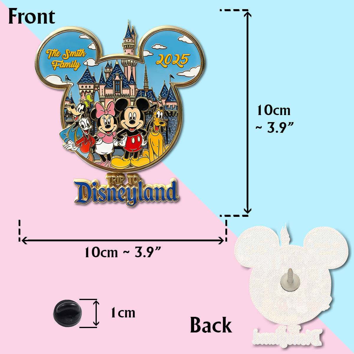 Trip to Magical Land - Personalized Mouse Pin