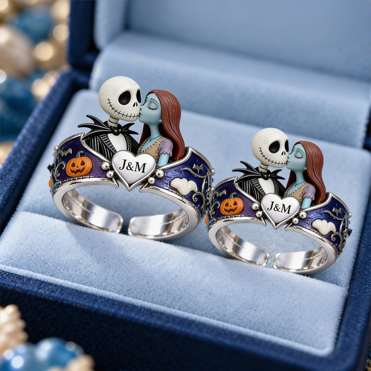 Till Death Do Us Part - Personalized Nightmare Adjustable Shaped Ring