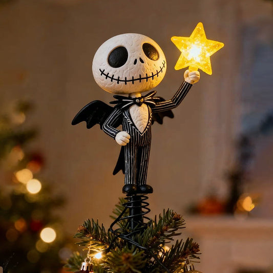 Merry Christmas - Nightmare LED Light Tree Topper