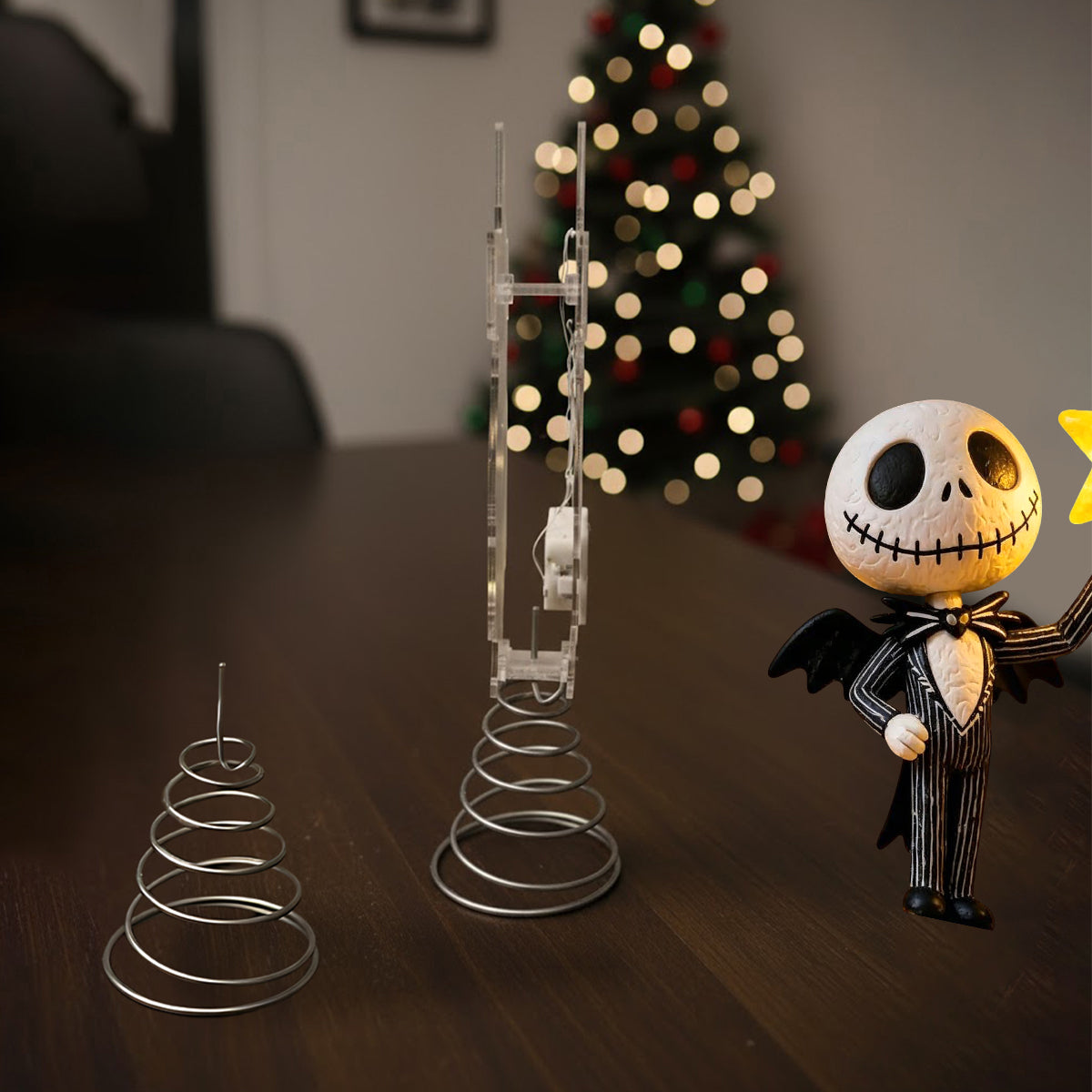 Merry Christmas - Nightmare LED Light Tree Topper