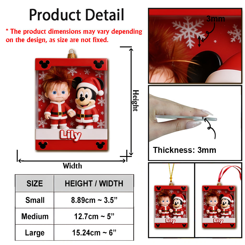 Christmas Gift for Kids - Personalized Kid Ornament