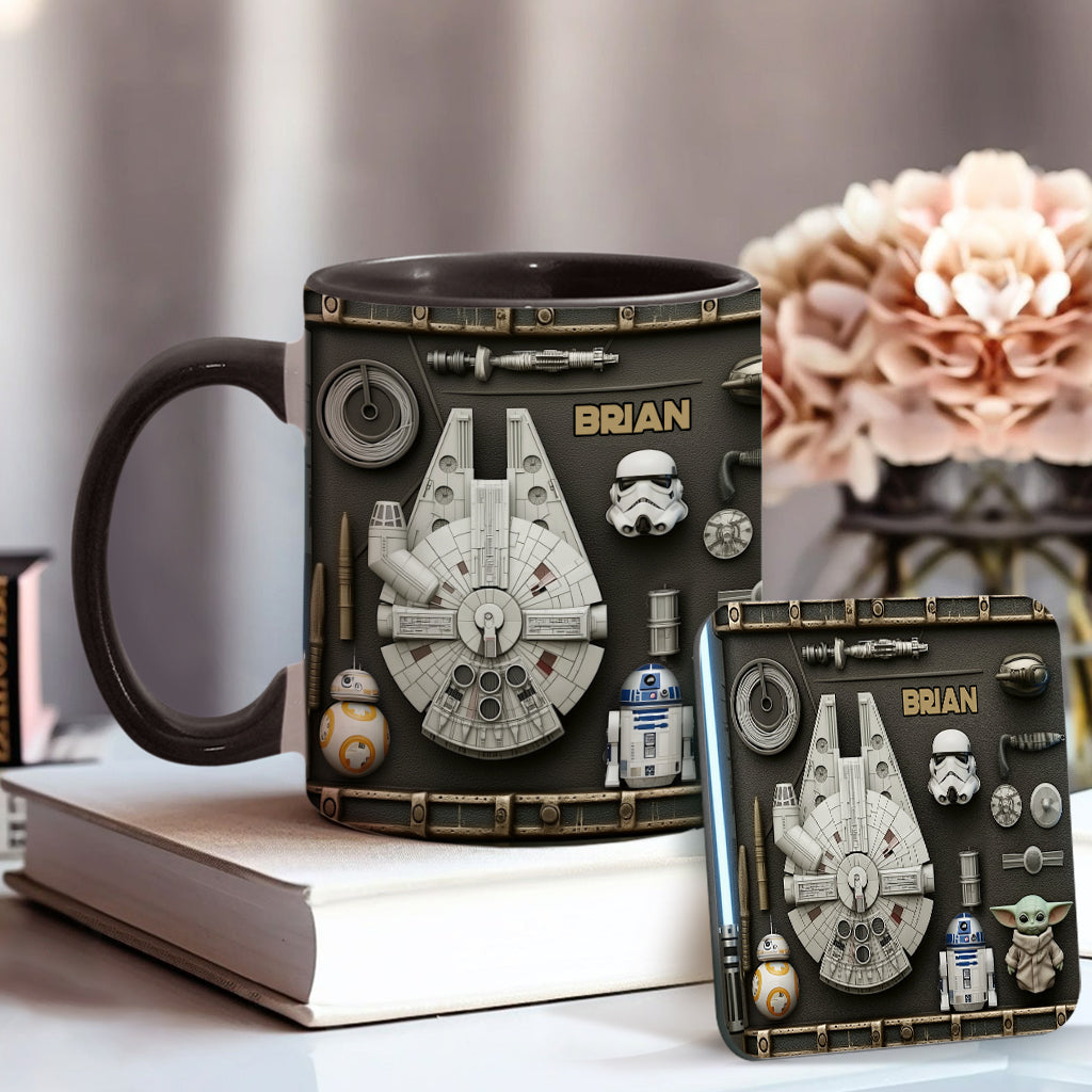 The Force - Personalized The Force Accent Mug