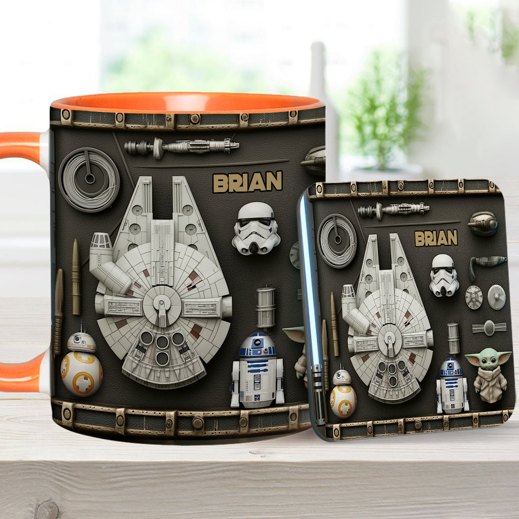 The Force - Personalized The Force Accent Mug