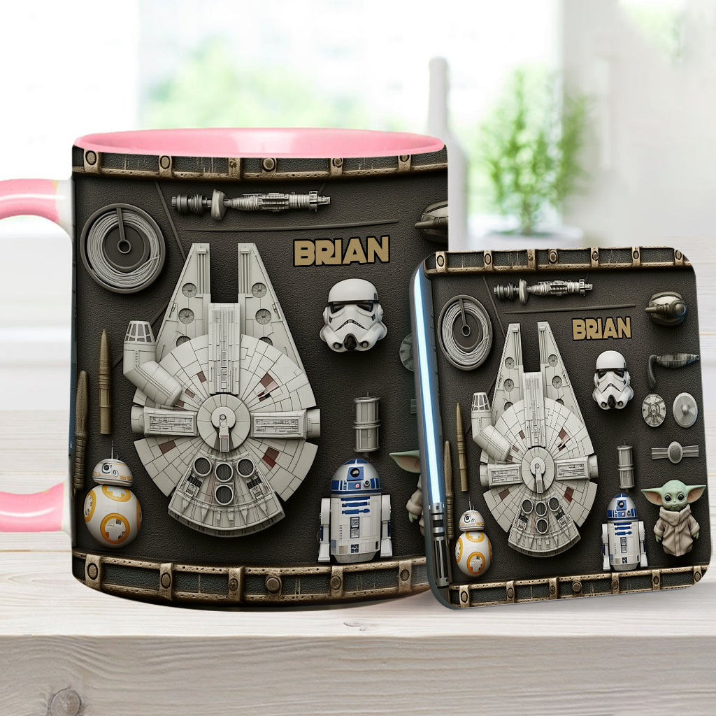 The Force - Personalized The Force Accent Mug