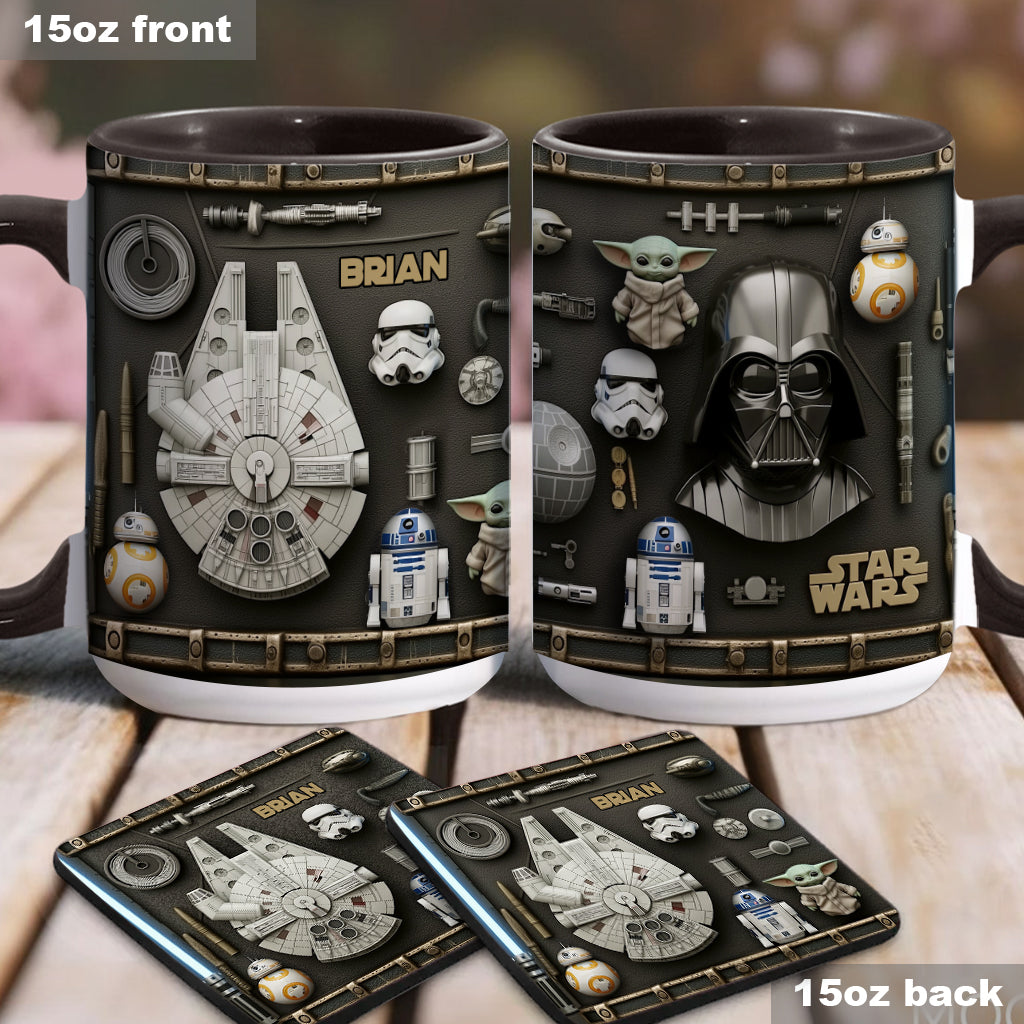 The Force - Personalized The Force Accent Mug