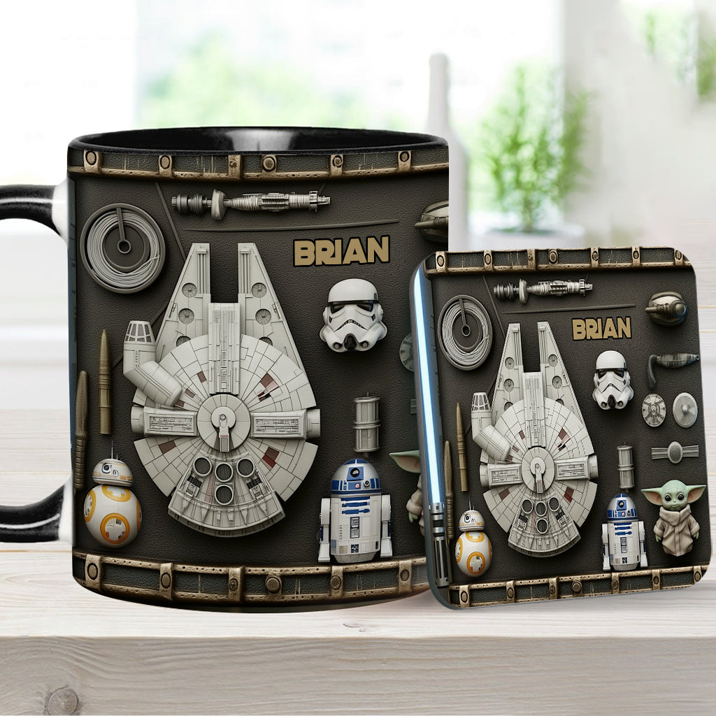 The Force - Personalized The Force Accent Mug