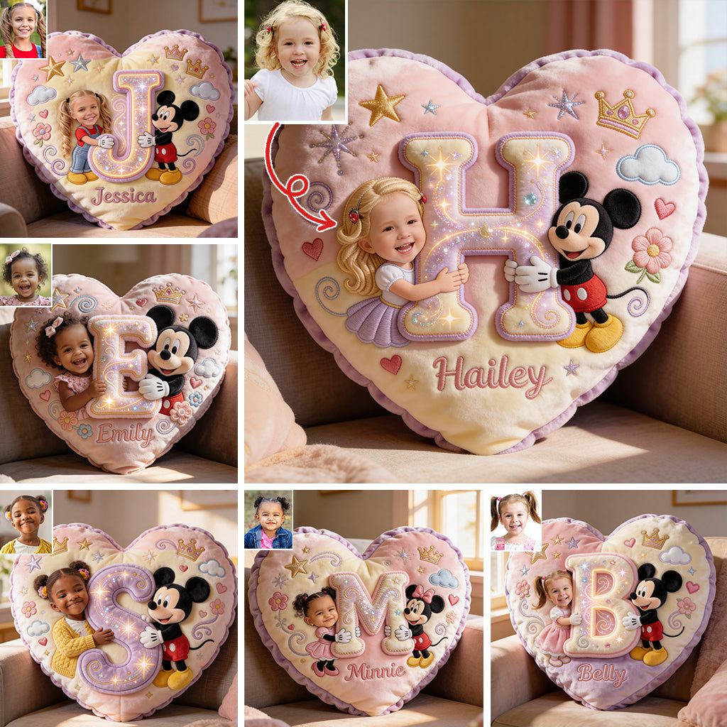 Cartoon Magical Mouse - Personalized Mouse Premium Faux Fur Pillow