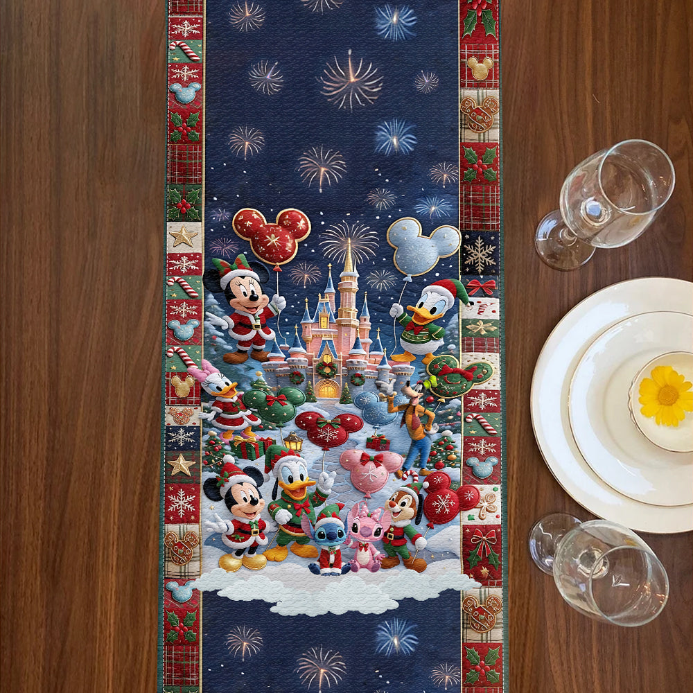 Christmas Time - Personalized Mouse Table Runner