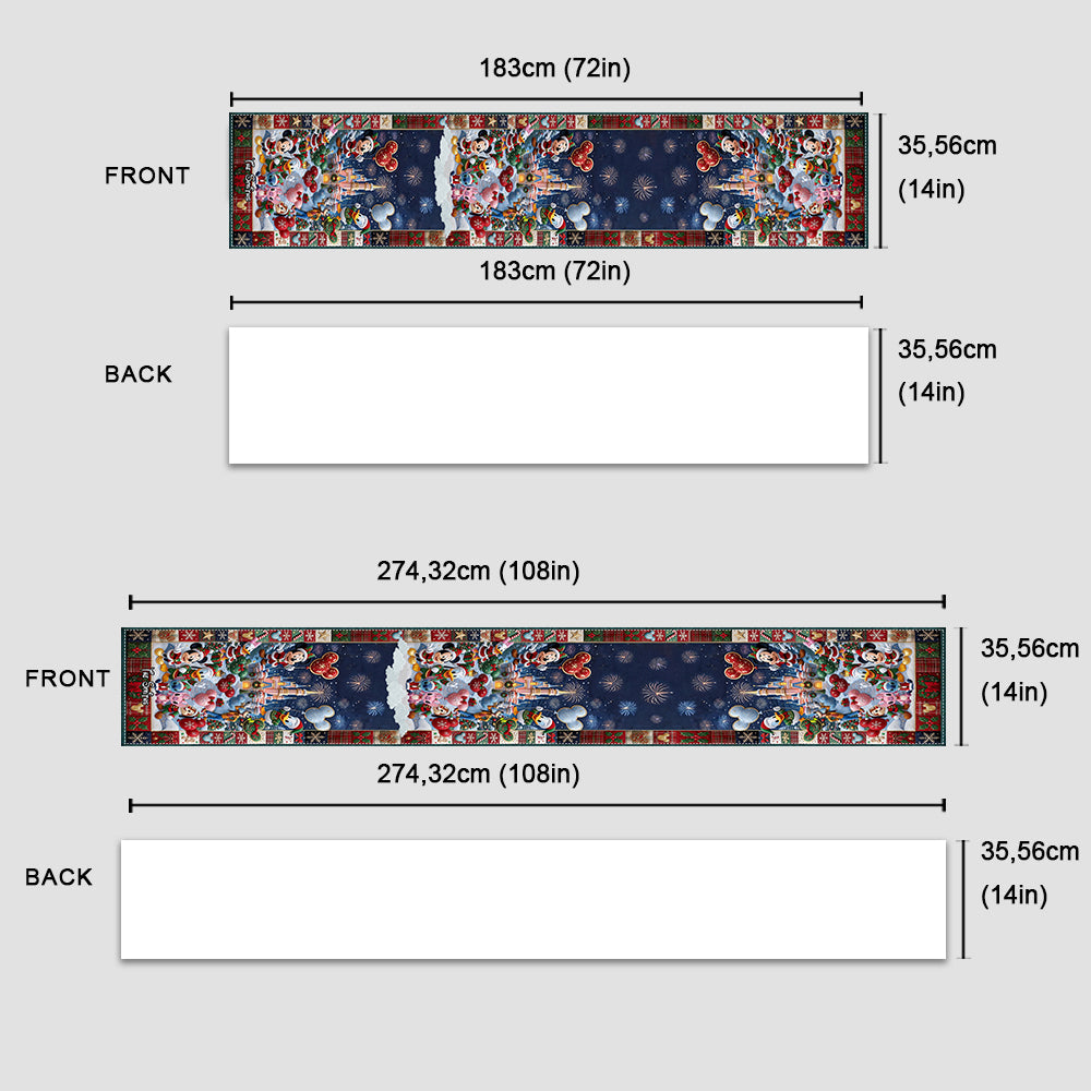 Christmas Time - Personalized Mouse Table Runner