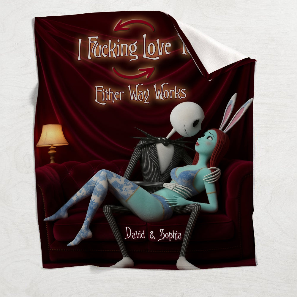 I Love You - Personalized Nightmare Blanket