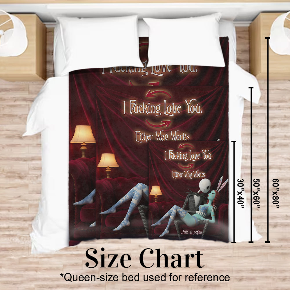 I Love You - Personalized Nightmare Blanket