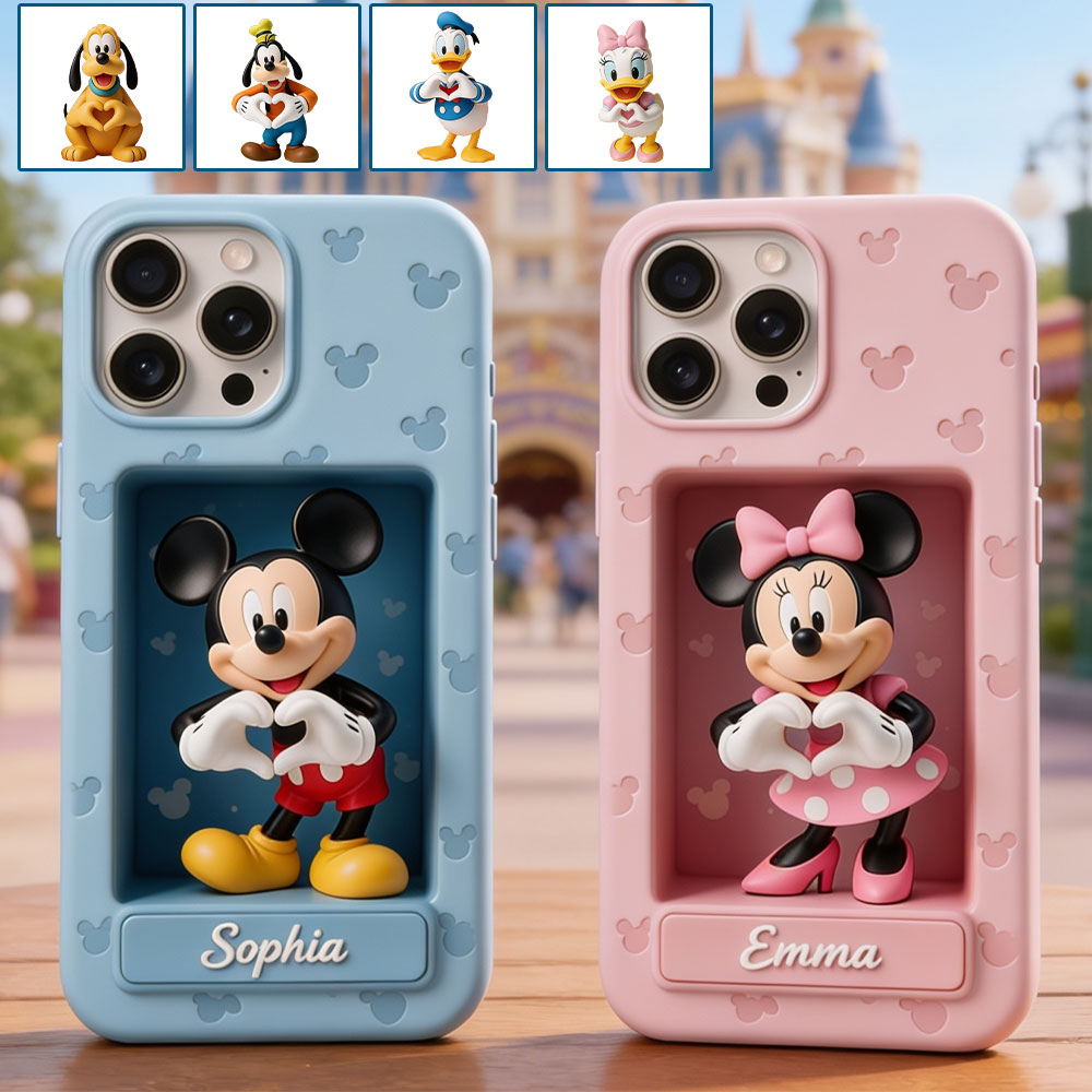 Magical Friends - Personalized Mouse Full Print Phone Case