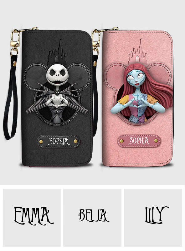 Nightmare - Personalized Nightmare Leather Long Wallet