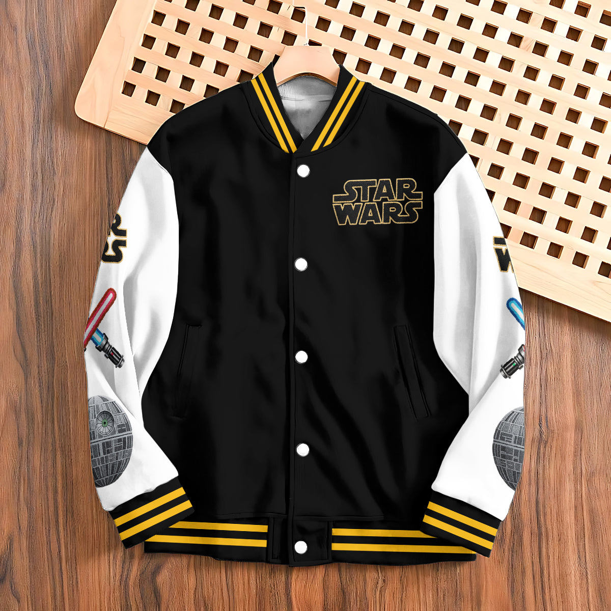 Alphabet Letters - Personalized The Force Varsity Jacket
