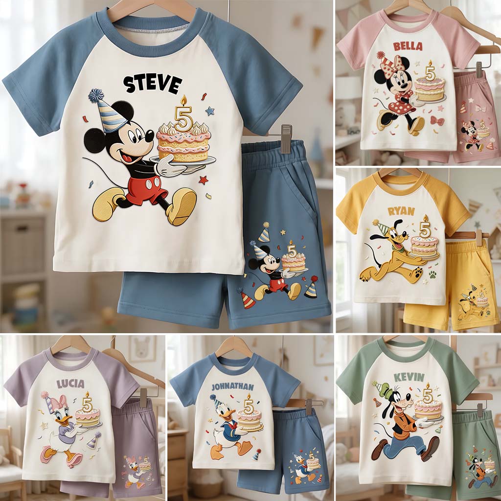 Magical Birthday - Personalized Birthday Kid T-shirt & Shorts