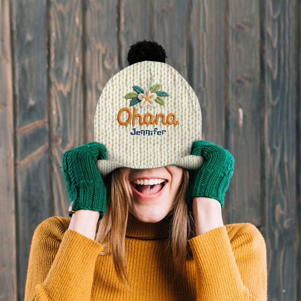 Ohana - Personalized Ohana Beanie Hat