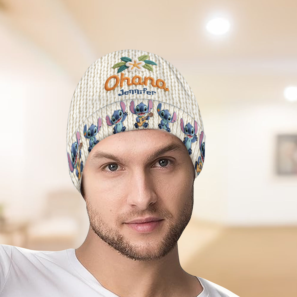 Ohana - Personalized Ohana Beanie Hat