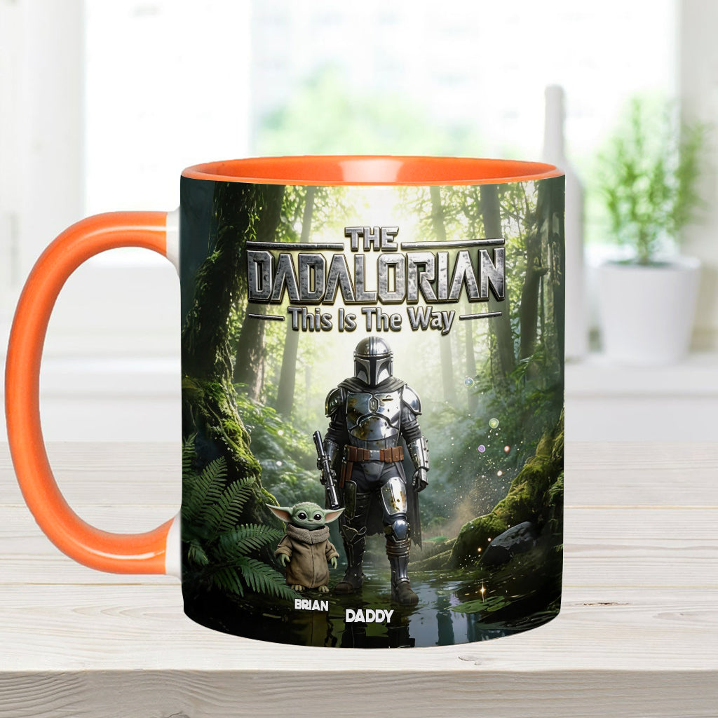 This Is The Way - Personalized The Force Accent Mug & Coaster