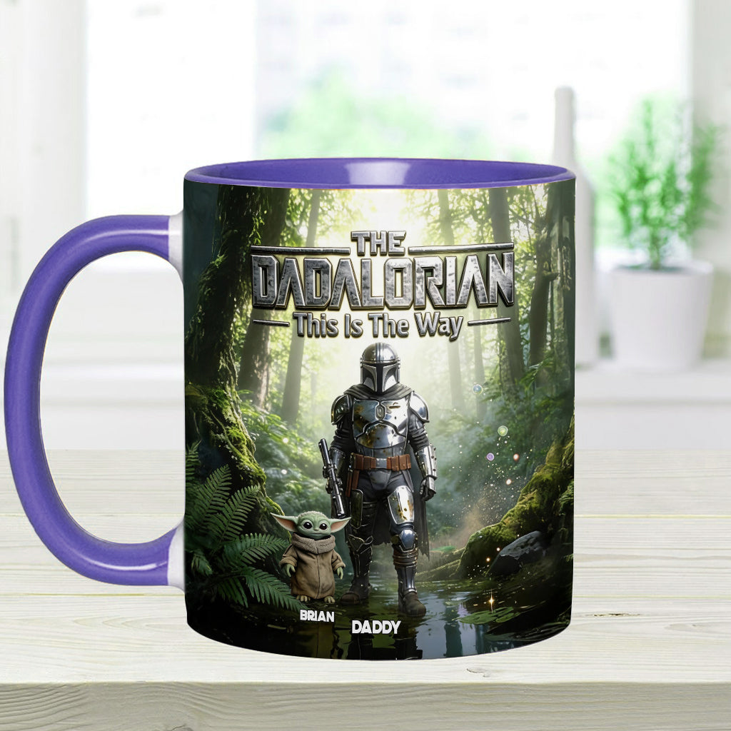 This Is The Way - Personalized The Force Accent Mug & Coaster