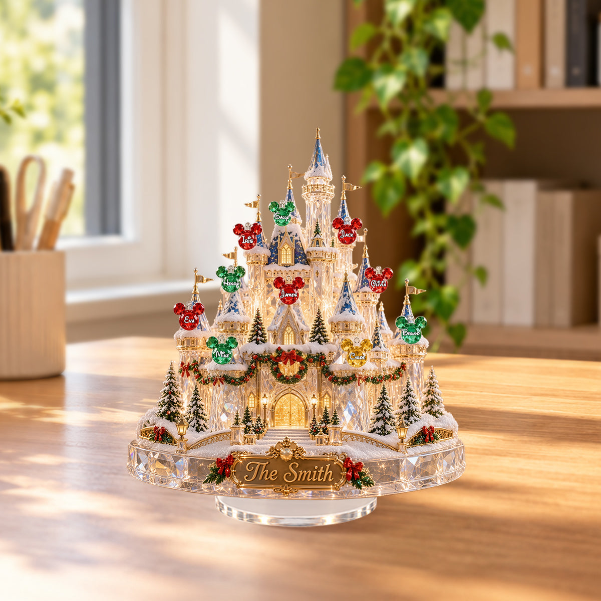 What A Magical Year - Personalized Mouse Light Up Standee With Charms