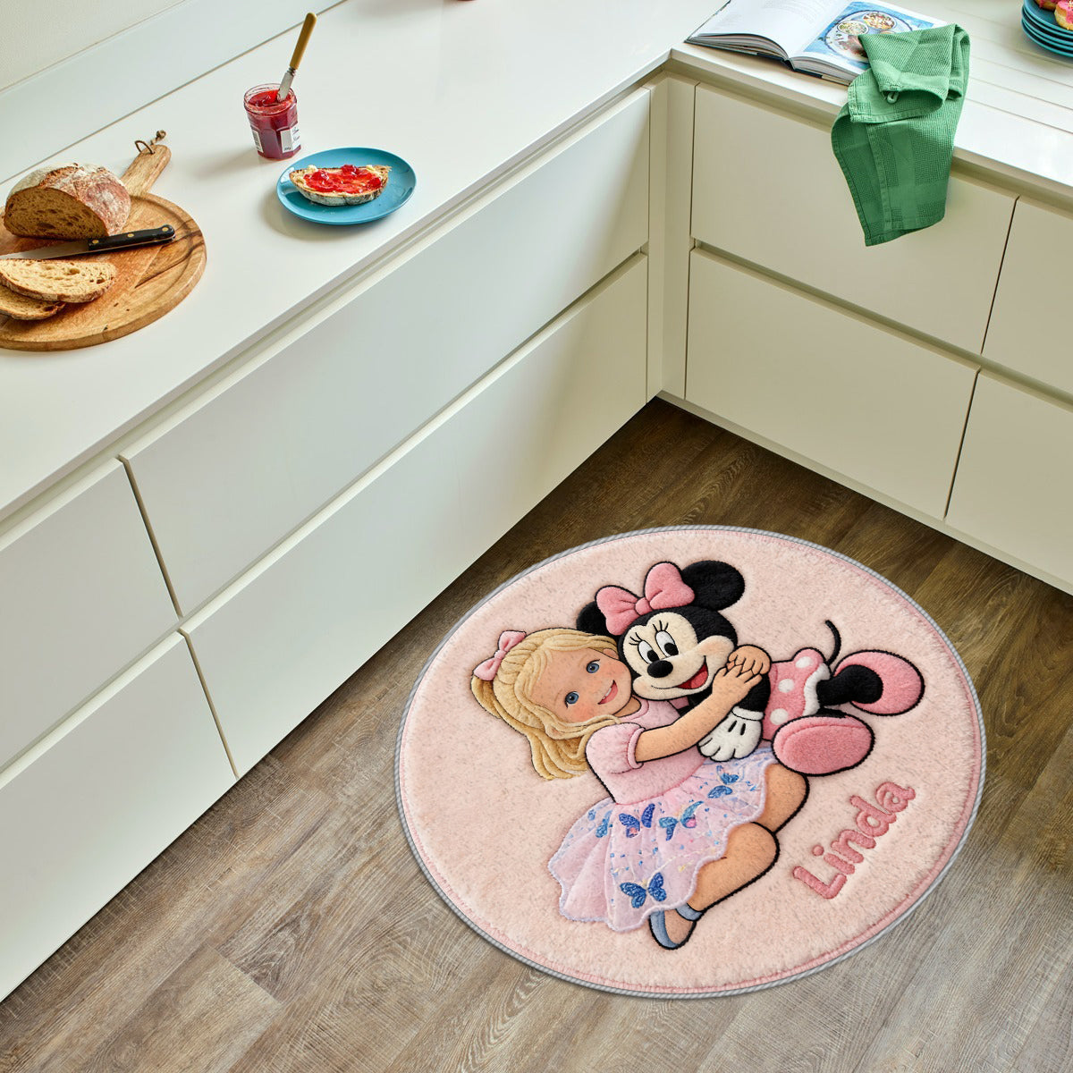 Magic Friends - Personalized Mouse Non-Slip Tufted Rug