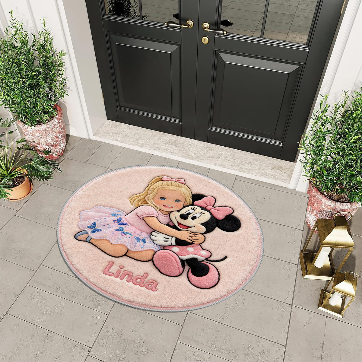 Magic Friends - Personalized Mouse Non-Slip Tufted Rug