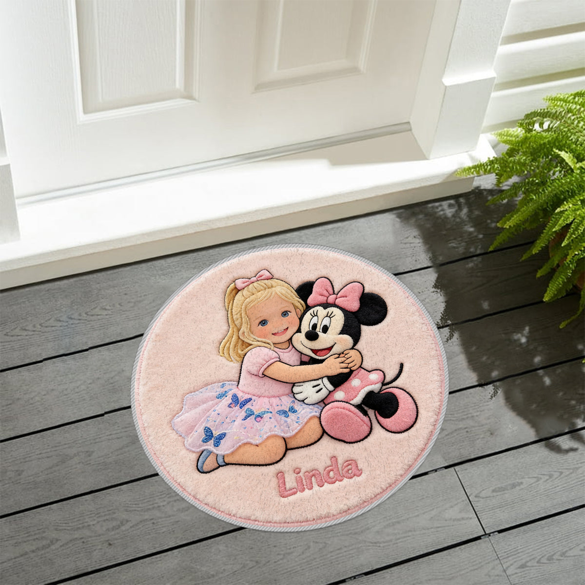 Magic Friends - Personalized Mouse Non-Slip Tufted Rug
