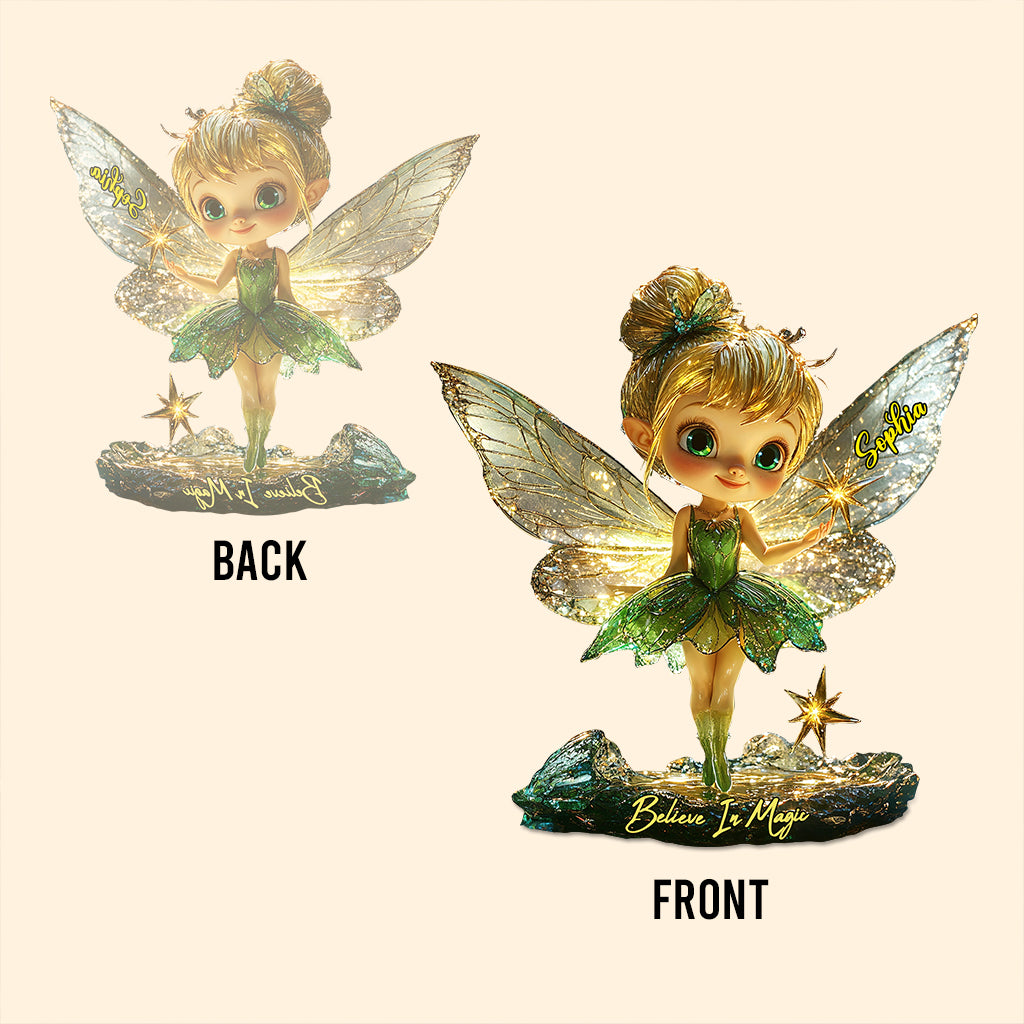 Believe In Magic - Personalized Mouse Custom Shaped Acrylic Plaque