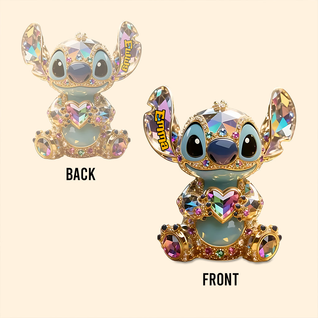 Merry Christmas - Personalized Ohana Custom Shaped Acrylic Plaque