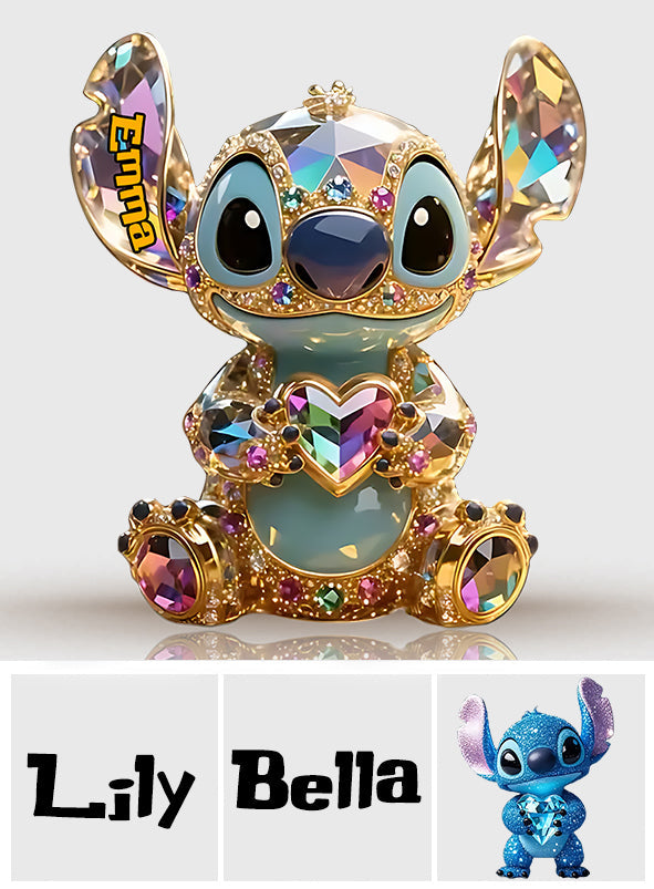 Merry Christmas - Personalized Ohana Custom Shaped Acrylic Plaque