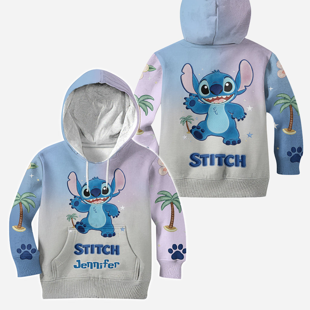 Blue Ohana - Personalized Ohana Hoodie and Leggings