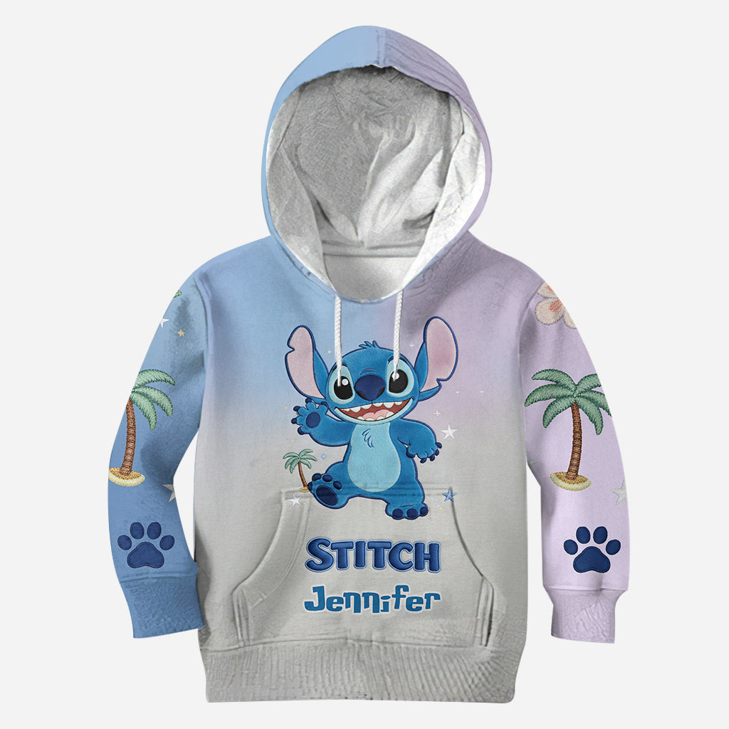 Blue Ohana - Personalized Ohana Hoodie and Leggings
