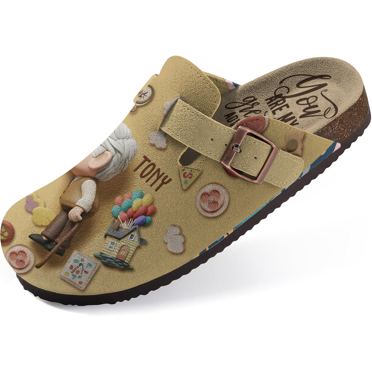 You Are My Greatest Adventure - Personalized Mouse Clogs With Arch Support