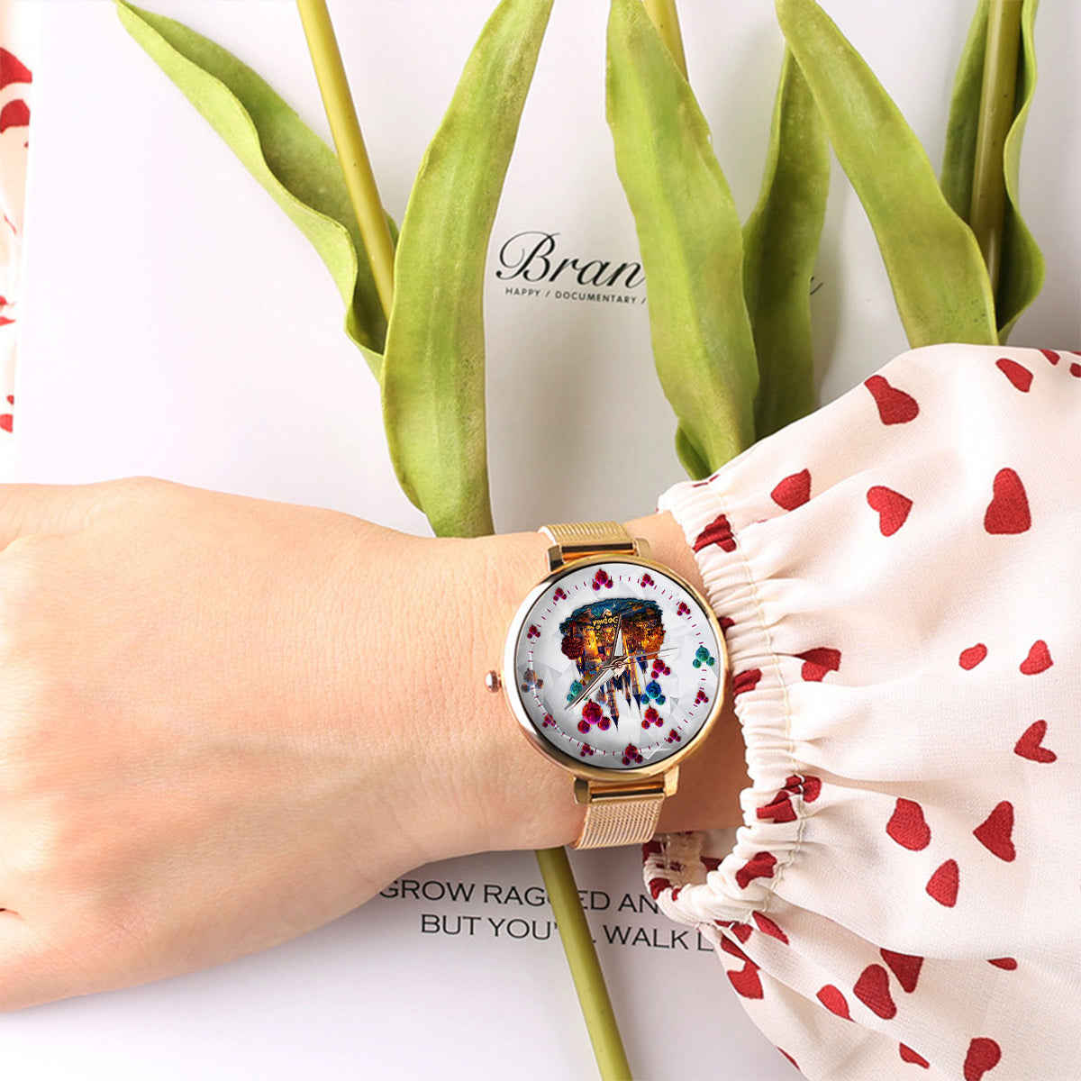 Magical Night - Personalized Mouse Women Hand Watch
