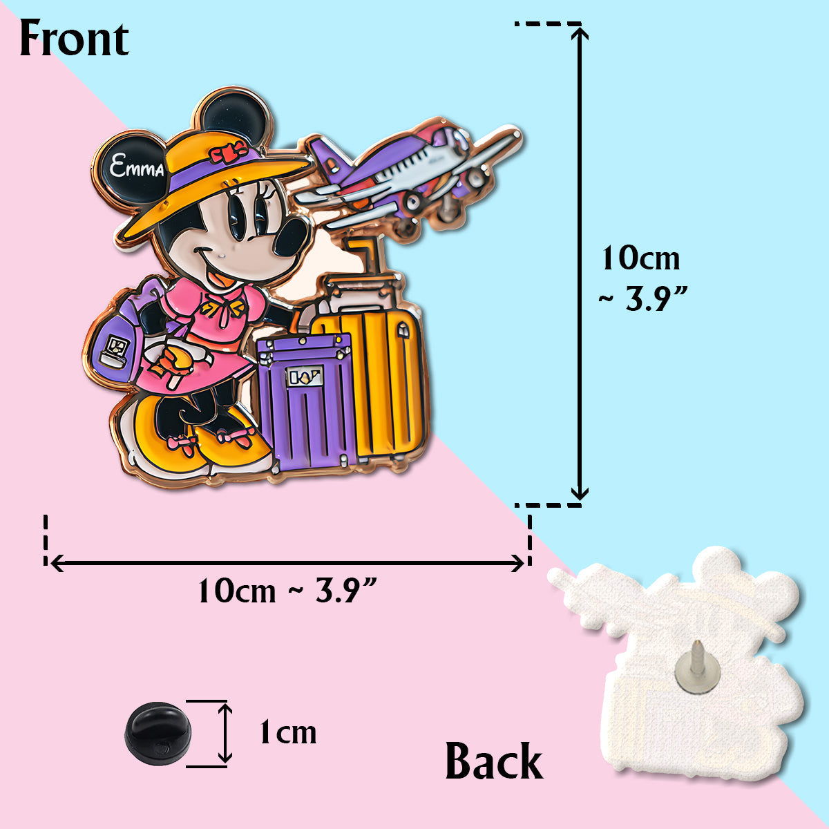 Time To Travel - Personalized Mouse Pin