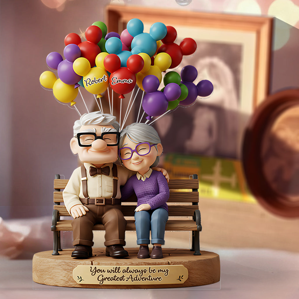 You Are My Greastest Adventure - Personalized Mouse Custom Shaped Acrylic Plaque